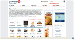 Desktop Screenshot of cyprusbakeries.com